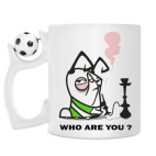 Кружка с футбольным мячиком