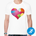 Мужская спортивная футболка