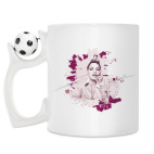 Кружка с футбольным мячиком