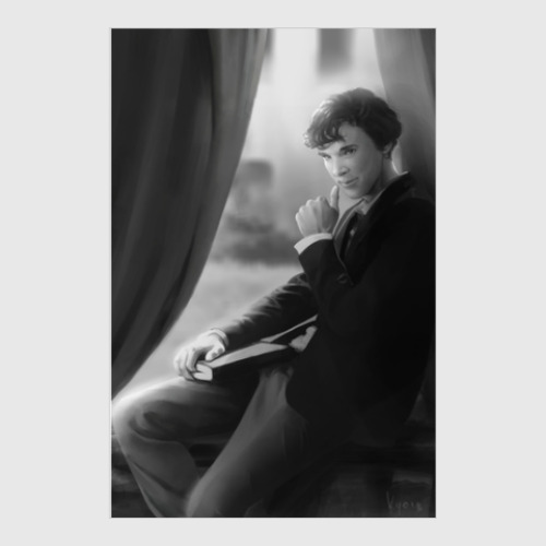 Постер с принтом Sherlock