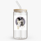 Банка с бамбуковой крышкой