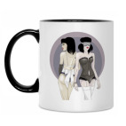 Кружка двухцветная