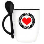 Кружка с ложкой