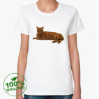 Женская футболка органик