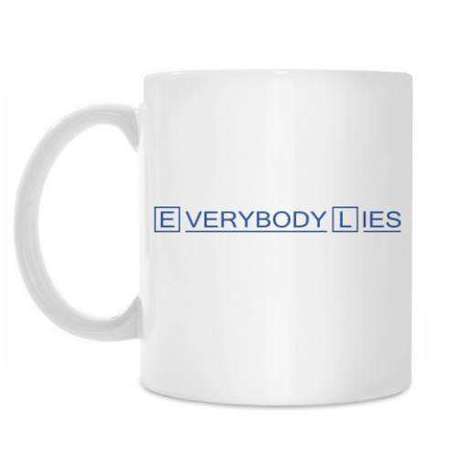 Кружка с принтом House - Everybody Lies