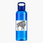 Прозрачная спортивная бутылка