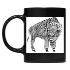 Кружка цветная UV-DTF