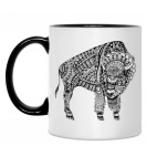 Кружка двухцветная