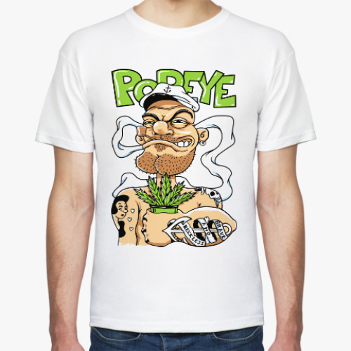 Футболка с принтом Папай