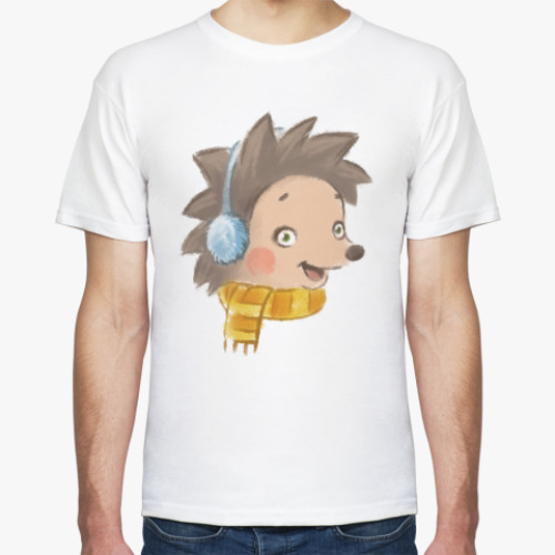 Футболка с принтом Ёжик