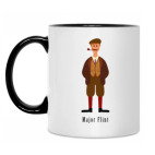 Кружка двухцветная