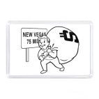 Магнит 7,5 x 5,1 см Fallout