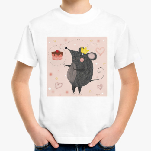 Детская футболка King mouse