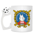 Кружка с футбольным мячиком