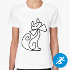 Женская спортивная футболка