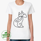 Женская футболка органик