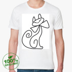 Мужская футболка органик