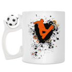 Кружка с футбольным мячиком