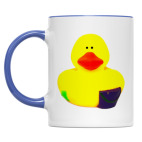 Уточка с синим ведром