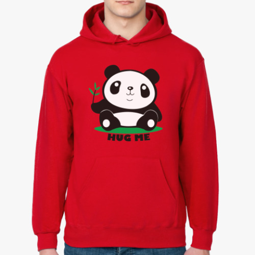 Толстовка худи с принтом Панда