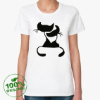 Женская футболка органик