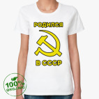 Женская футболка органик