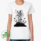 Женская футболка органик