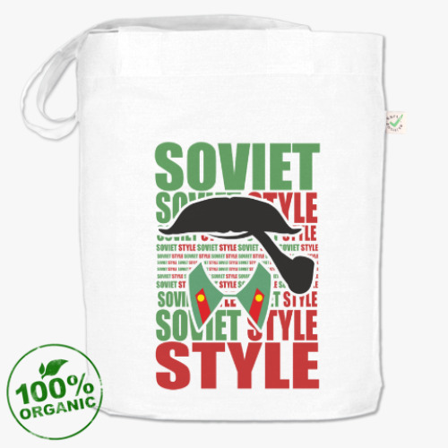 Сумка шоппер Soviet Style. Усы. Сталин.