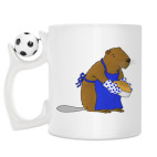 Кружка с футбольным мячиком