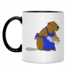 Кружка двухцветная