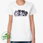 Женская футболка органик