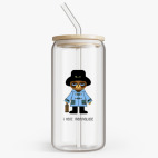 Банка с бамбуковой крышкой