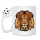 Кружка с футбольным мячиком