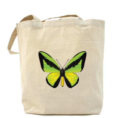 Сумка шоппер с принтом бабочка