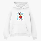 Толстовка худи оверсайз