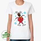 Женская футболка органик