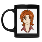 Кружка цветная UV-DTF