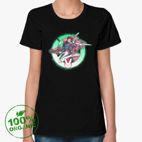 Женская футболка из органик-хлопка Overwatch Nerf this Diva
