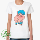 Женская футболка органик