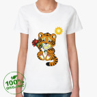 Женская футболка органик