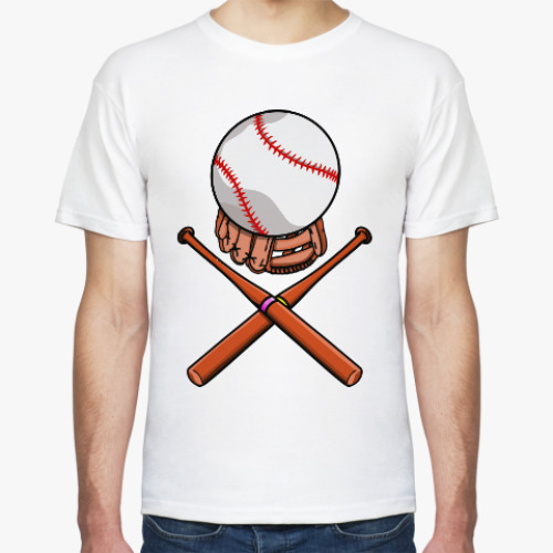 Футболка с принтом Бейсбол