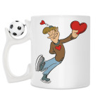Кружка с футбольным мячиком