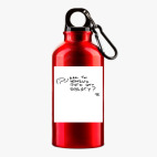 Металлическая бутылка 400 мл UV-DTF