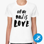 Женская спортивная футболка