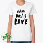 Женская футболка органик