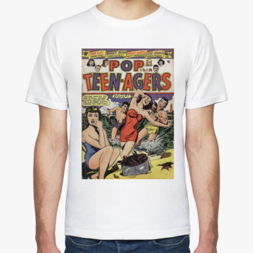 Футболка с принтом Retro Comics
