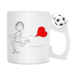 Кружка с футбольным мячиком