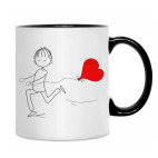 Кружка двухцветная