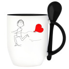 Кружка с ложкой