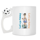 Кружка с футбольным мячиком